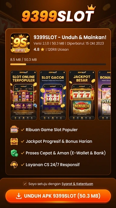 Tampilan halaman APK 9399slot