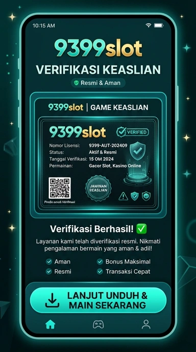 Tampilan kanal resmi 9399slot