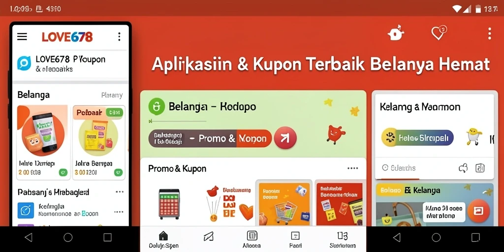 Tampilan antarmuka LOVE678 dengan berbagai promo menarik.